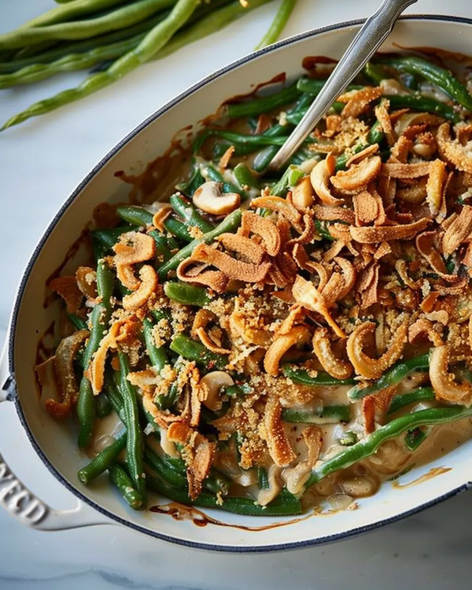 Vegan Green Bean Casserole: The Best Comfort Dish for Everyone