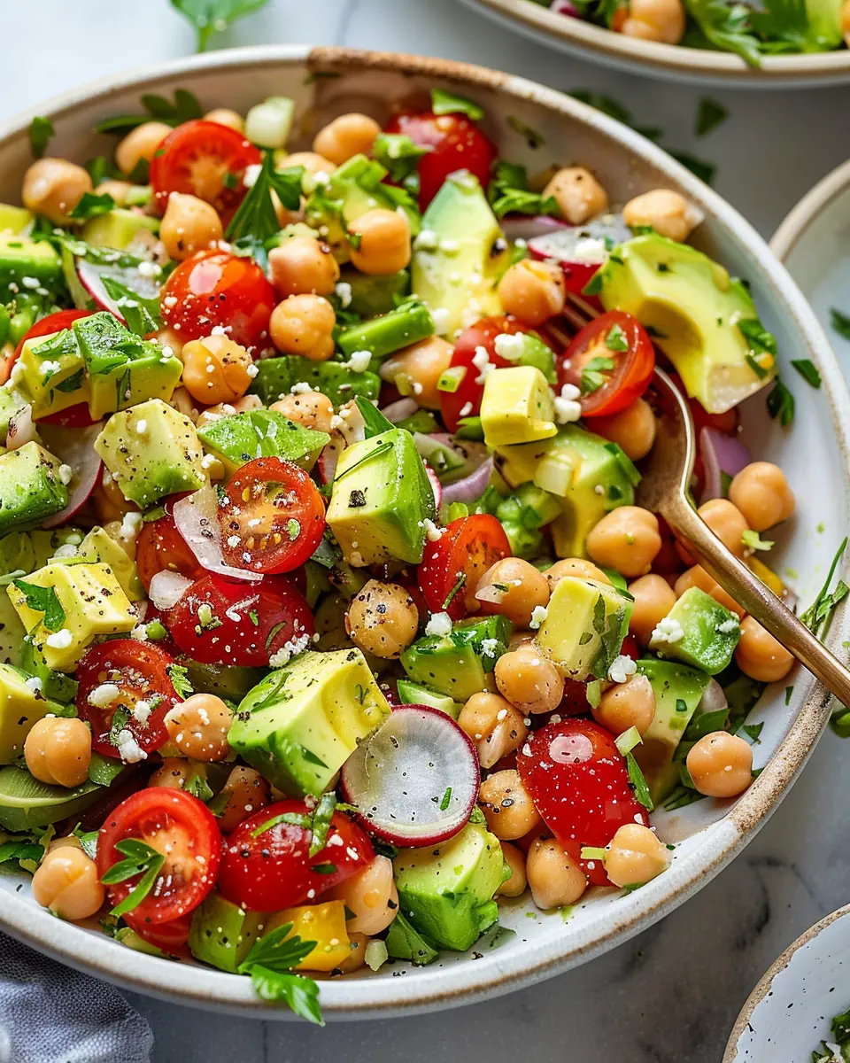 Chickpea Avocado Salad: The Best Easy Recipe for Fresh Flavor
