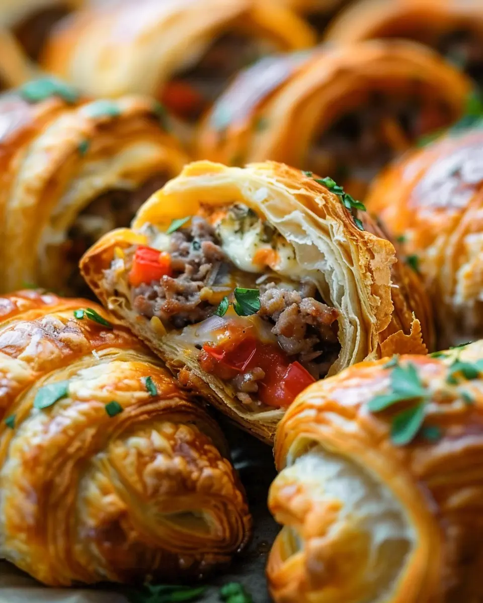 Rotel Sausage Cream Cheese Crescents: Easy and Flavorful Delight