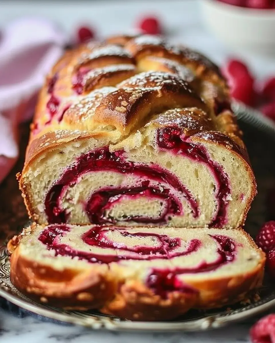 Raspberry Swirl Brioche Loaf: An Easy, Indulgent Treat at Home
