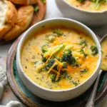 Healthy Broccoli Cheddar Soup