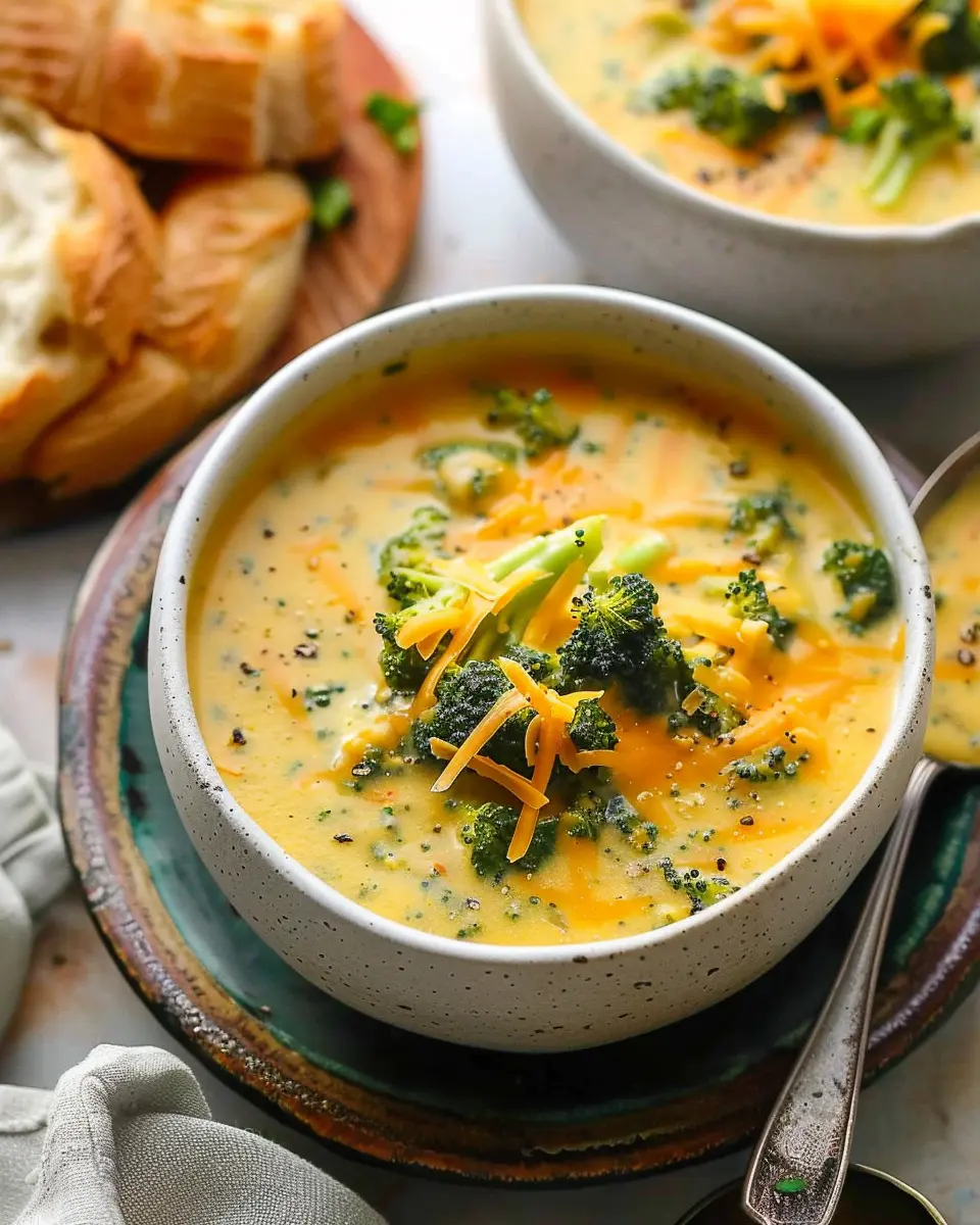 Healthy Broccoli Cheddar Soup: A Comforting and Nutritious Delight