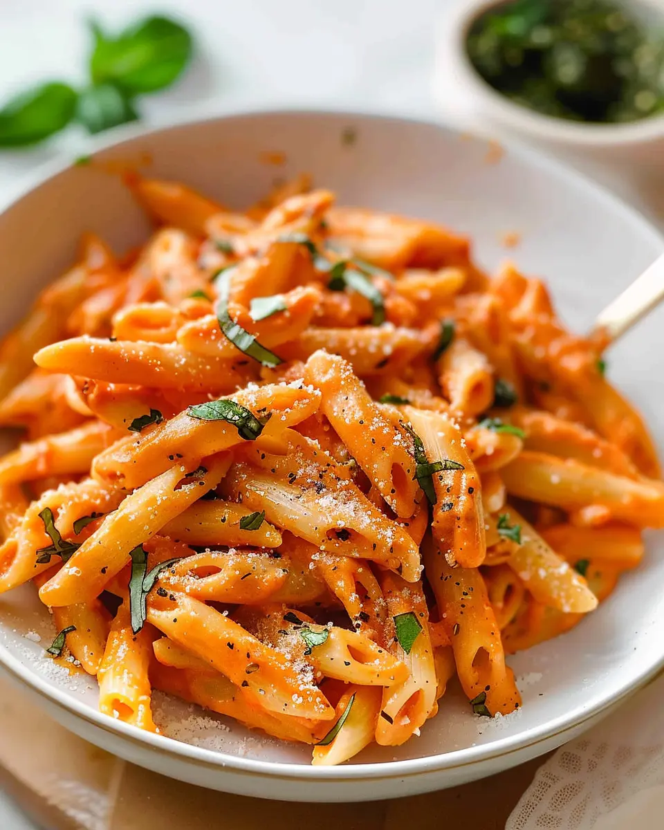Creamy Tomato Pasta with Turkey Bacon: A Comforting Delight