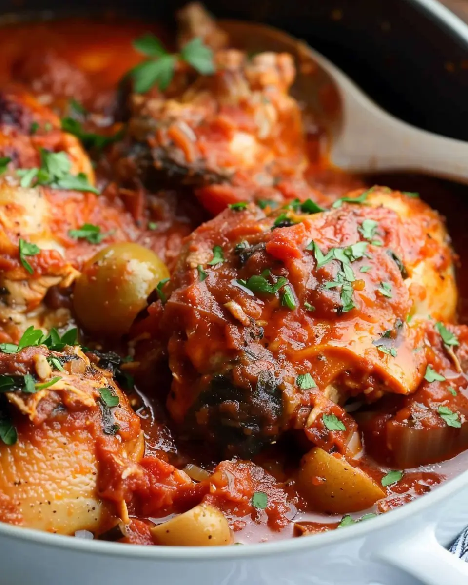 Slow Cooker Chicken Cacciatore: Easy Comfort Food Delight