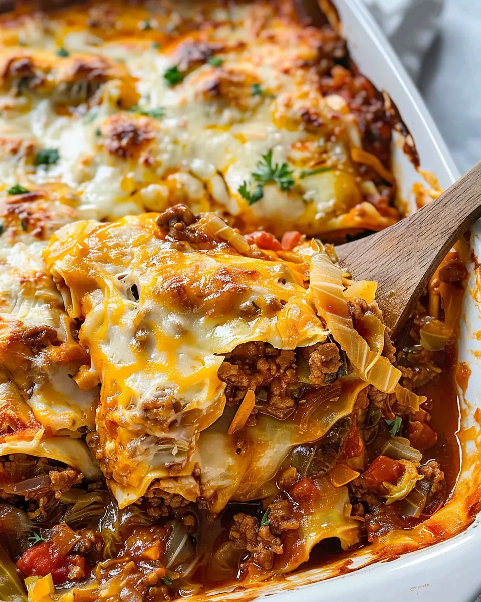 Cabbage Roll Casserole: Easy Comfort Food with Turkey Bacon