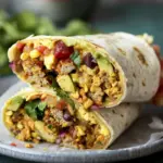 High Protein 10 Minute Breakfast Burrito