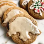 Soft Gingerbread Cookies with Maple Glaze