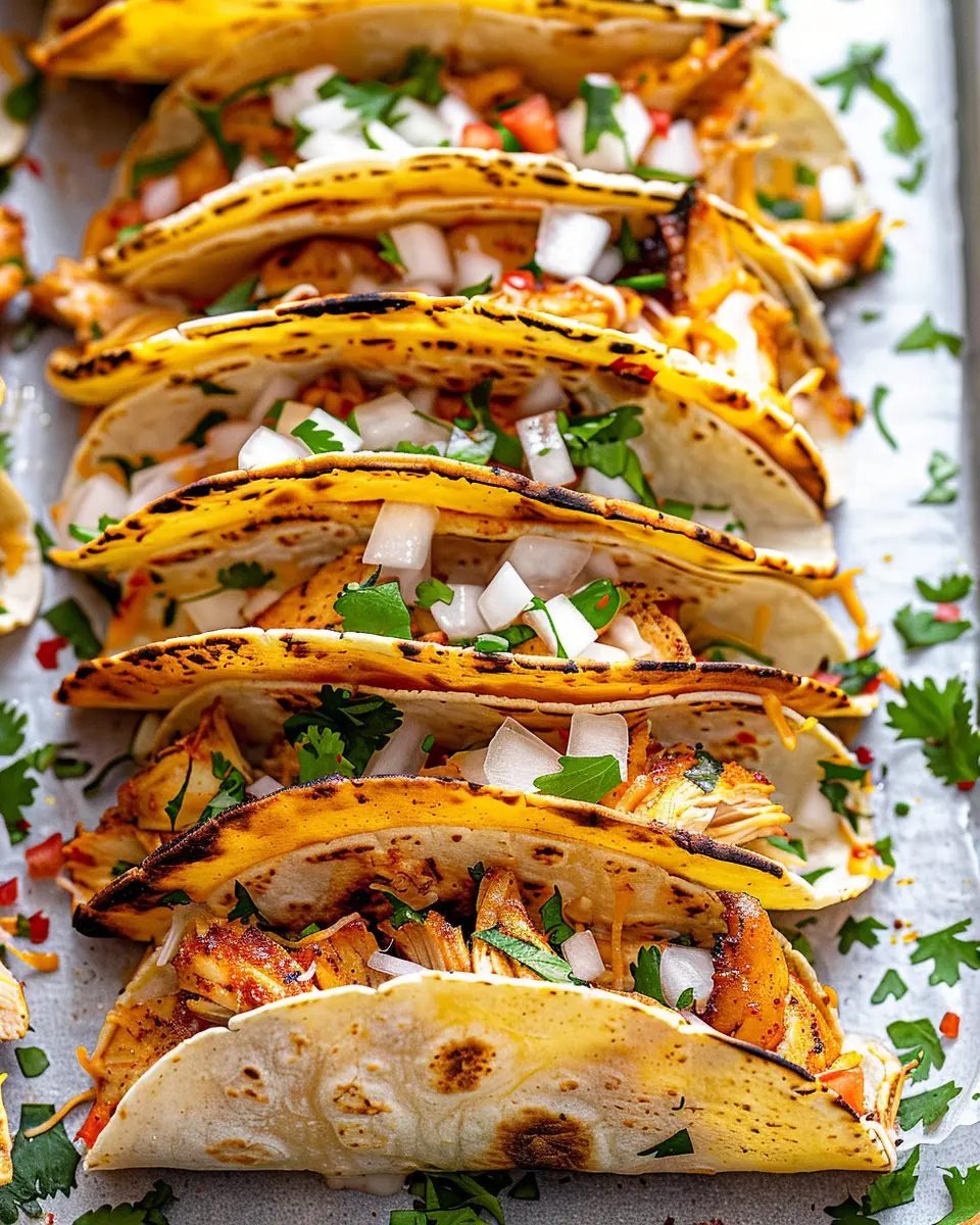 20 Minute Mini Baked Chicken Tacos: Easy and Flavorful Delight