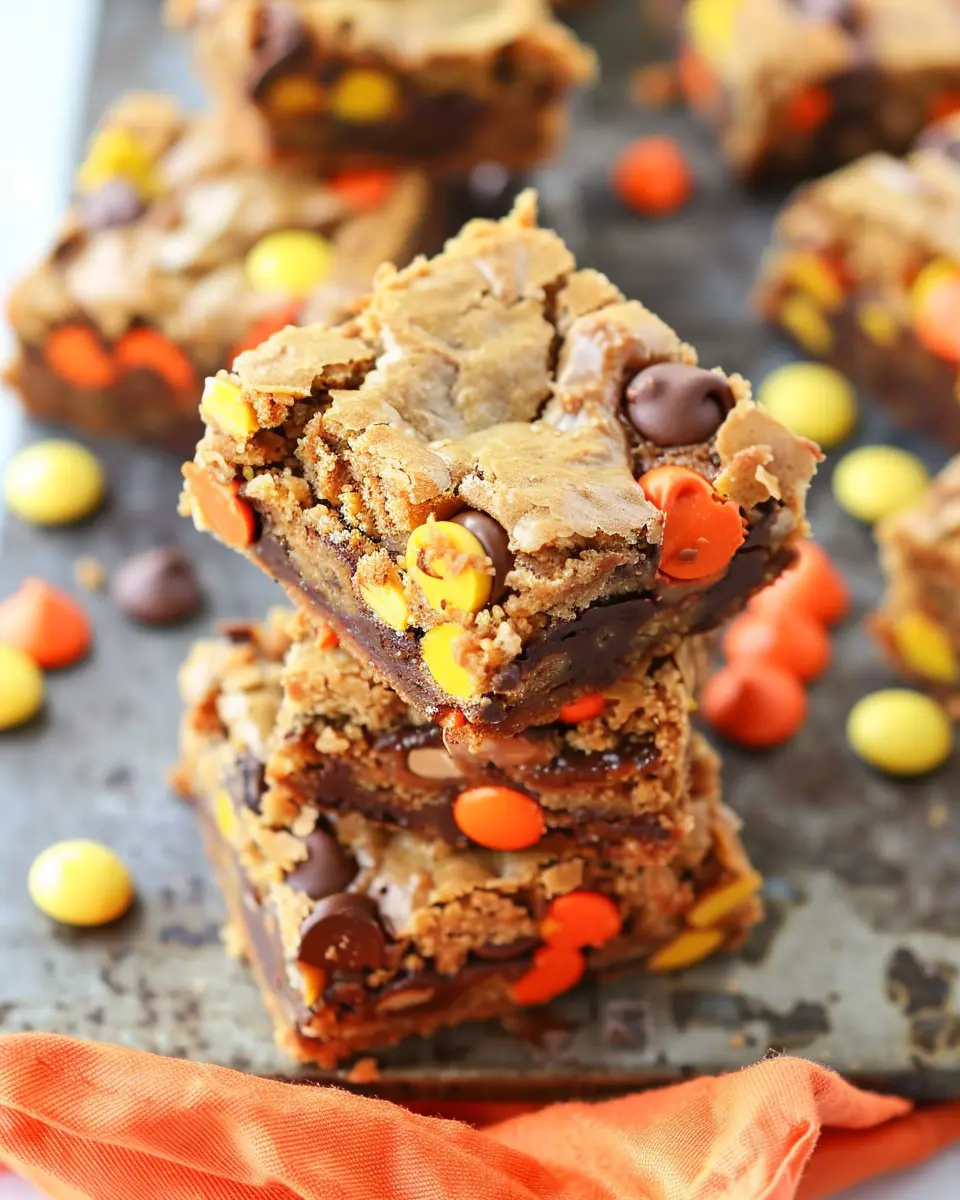 Chewy REESE’s PIECES Peanut Butter Brownies: The Best Indulgent Treat