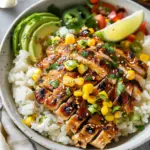 Street Corn Chicken Rice Bowl