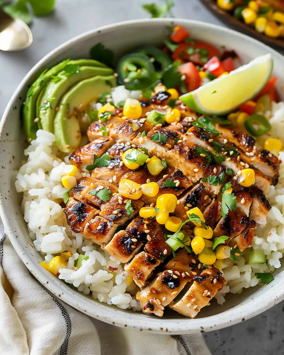 Street Corn Chicken Rice Bowl: Easy, Flavorful Family Delight