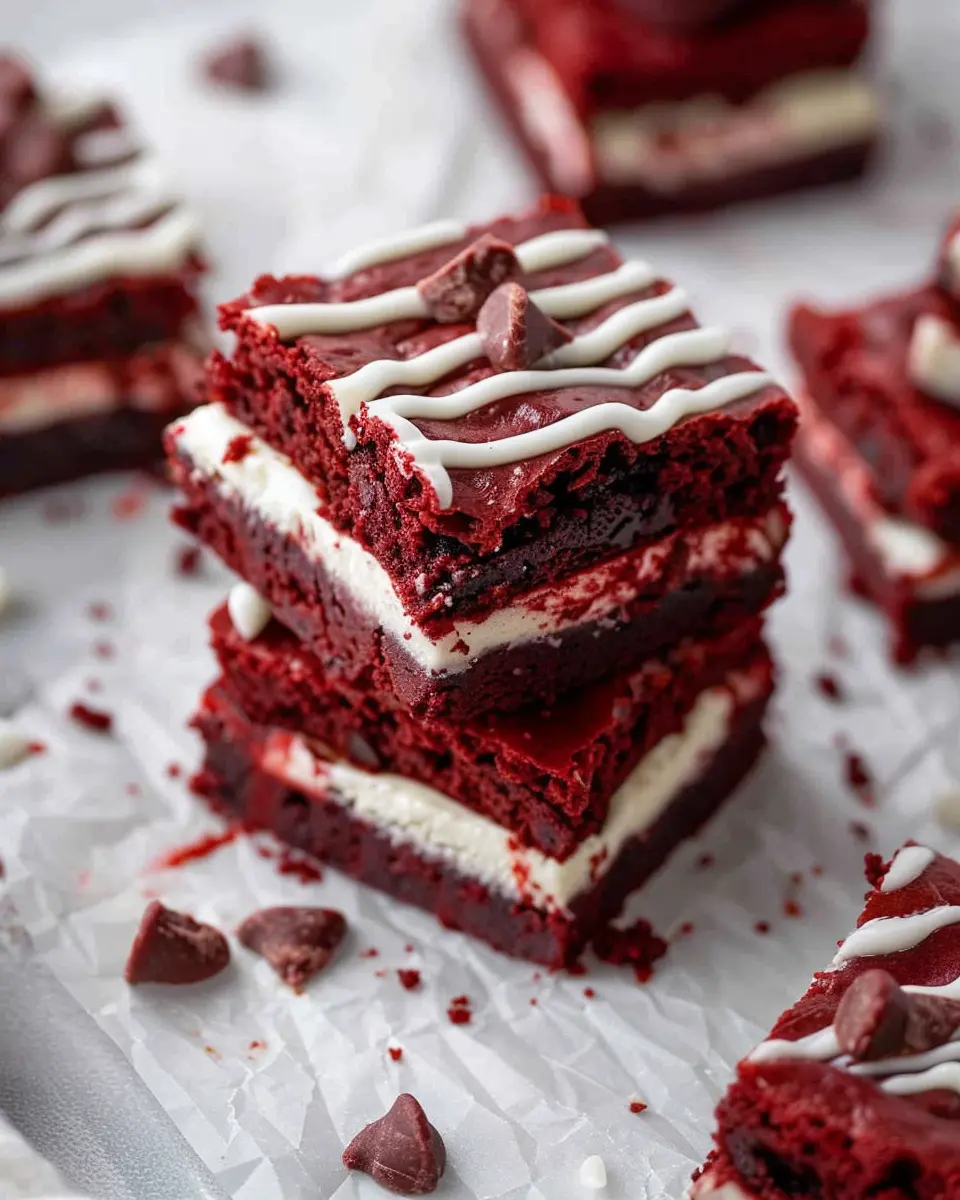 The Best Fudgy Red Velvet Brownies Recipe for Chocolate Lovers