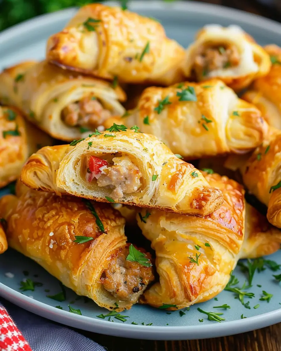 Air Fryer Sausage and Cream Cheese Crescents: Easy and Delicious Treats