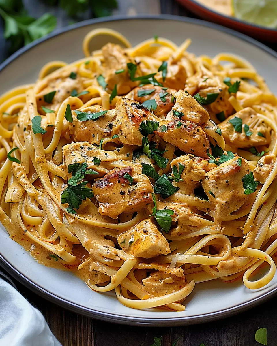 Cowboy Butter Chicken Linguine: A Quick and Indulgent Delight