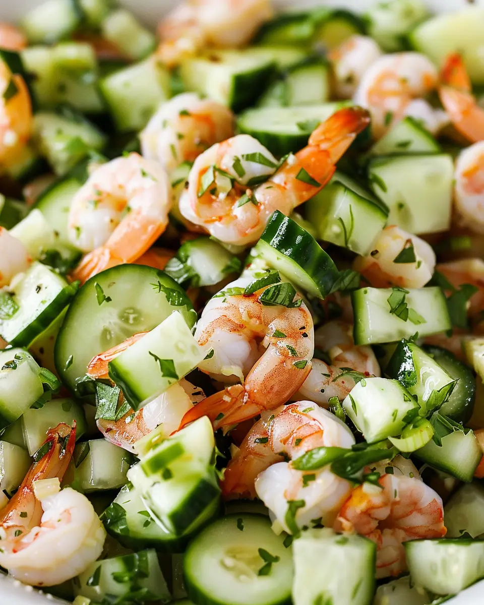 Cucumber Shrimp Salad: A Refreshing Easy Dish for Summer Days