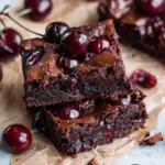 Roasted Chocolate Cherry Brownies