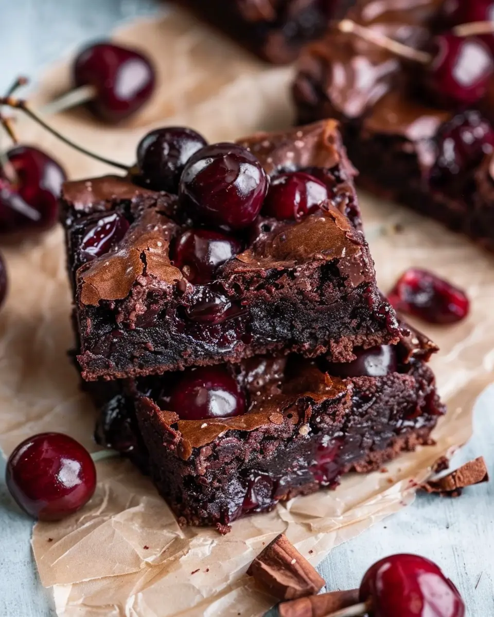 Roasted Chocolate Cherry Brownies: Indulgent Treat for All Occasions