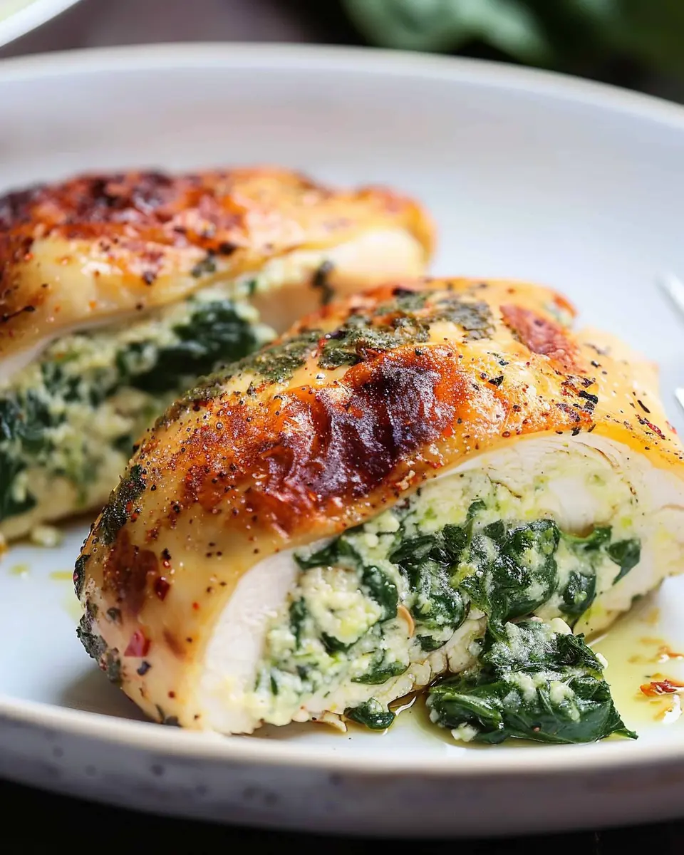 Spinach Stuffed Chicken: Easy and Delicious Weeknight Meal