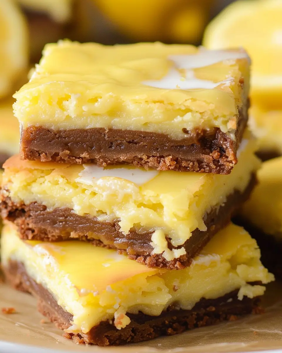 Easy Lemon Brownies Recipe: The Perfect Refreshing Treat for Any Day