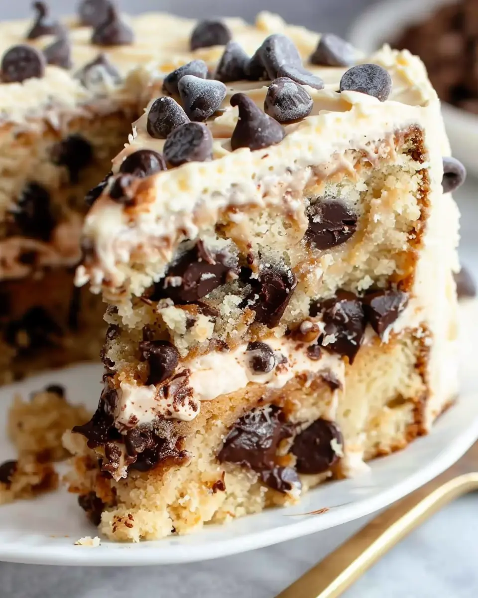 Chocolate Chip Cookie Dough Cake: The Indulgent Treat You’ll Love
