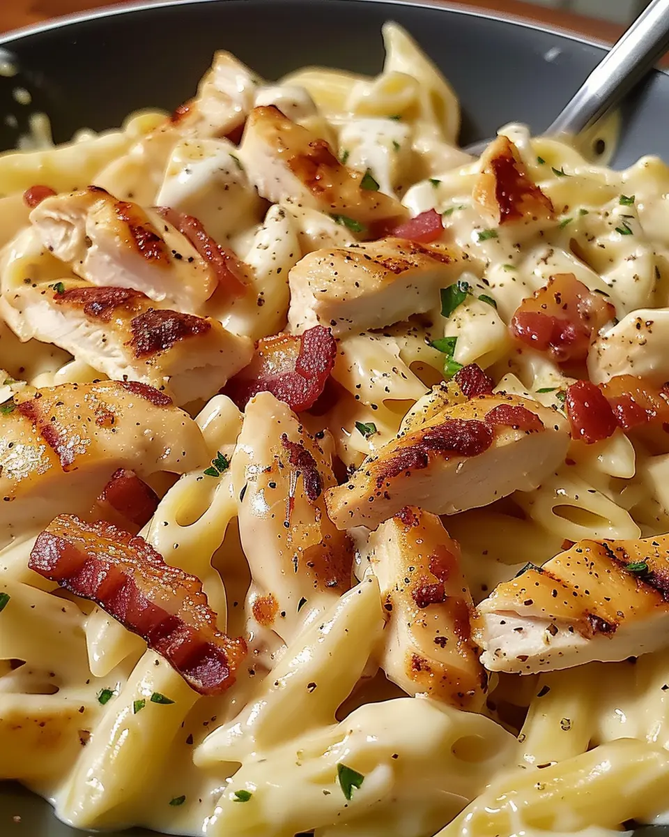 chicken bacon ranch pasta: a creamy, easy family favorite