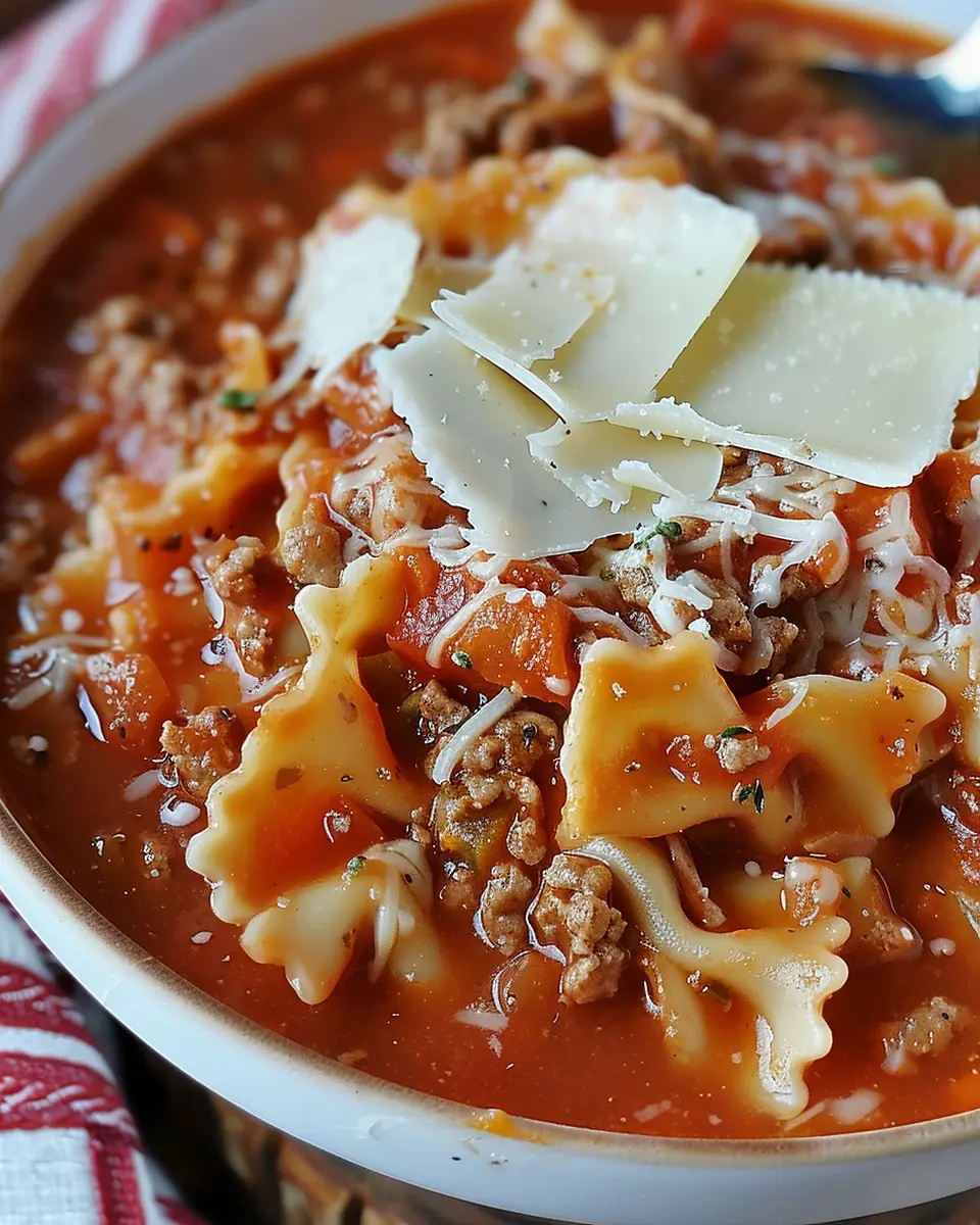 Easy Lasagna Soup Recipe: A Cozy, Indulgent Twist on Tradition