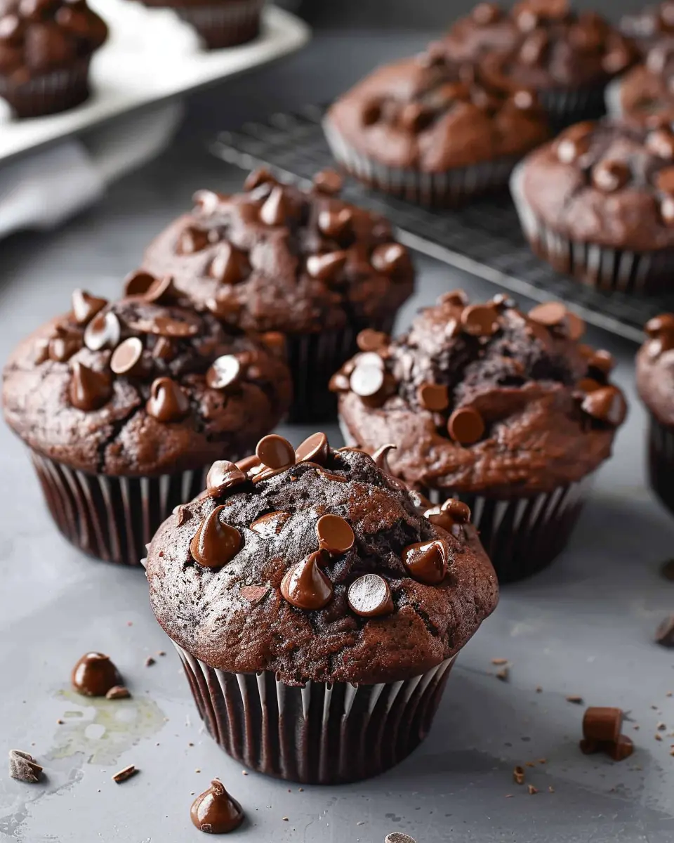 Sour Cream Double Chocolate Muffins: The Best Indulgent Treat