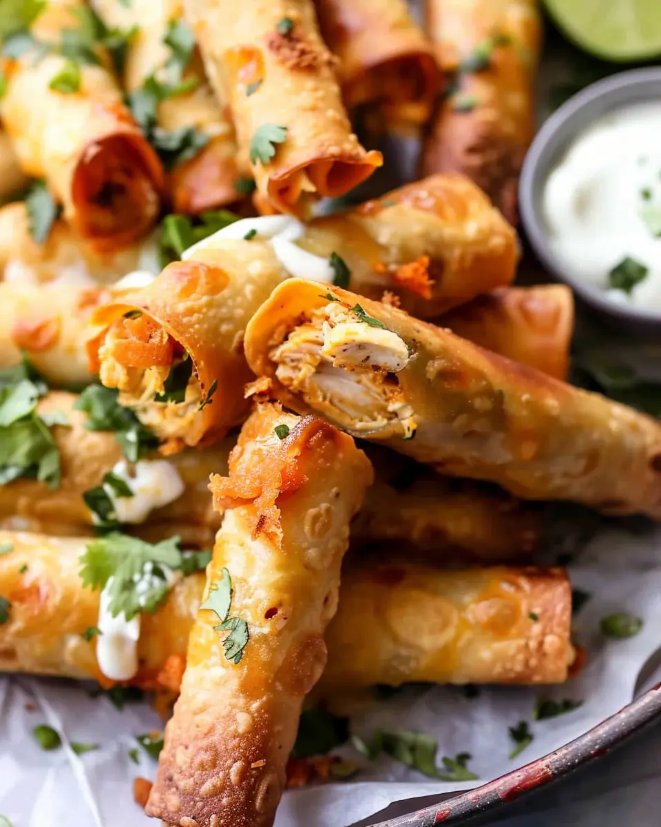 Crispy Chipotle Chicken Cream Cheese Taquitos for Easy Comfort Eating