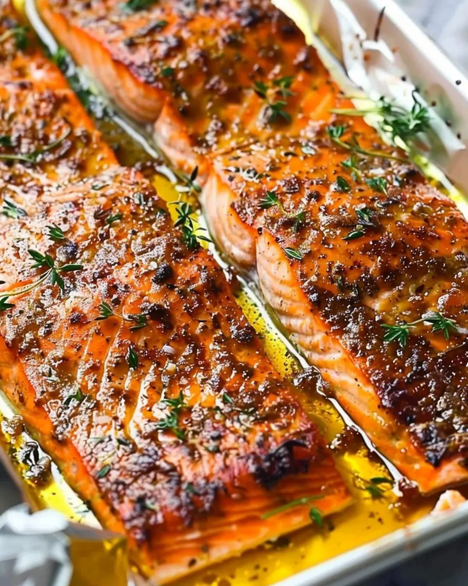 Oven Baked Salmon with Turkey Bacon: Easy &amp; Delicious Recipe