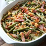 Smothered Bacon Green Bean Casserole