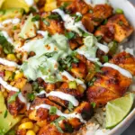 Street Corn Chicken Rice Bowl