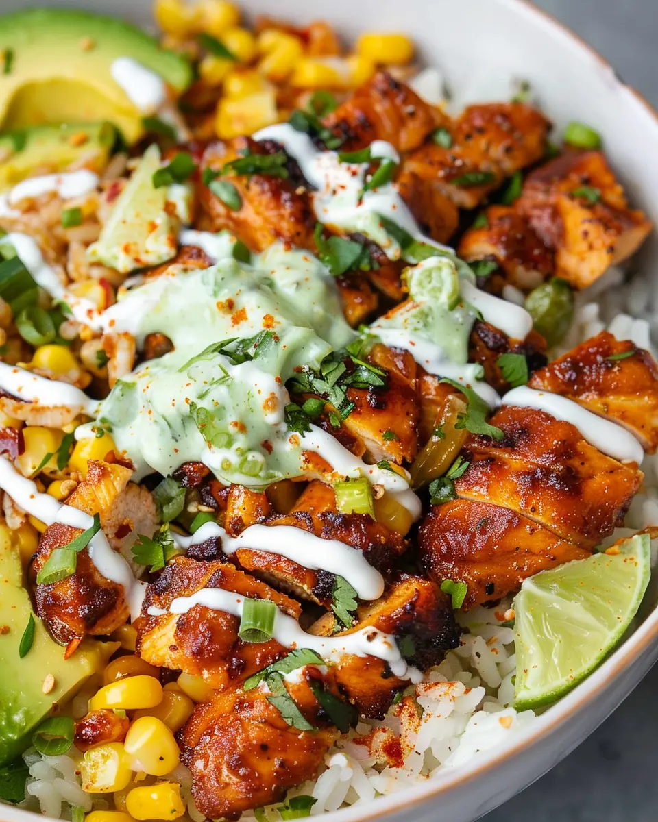 Street Corn Chicken Rice Bowl: Deliciously Easy Weeknight Meal