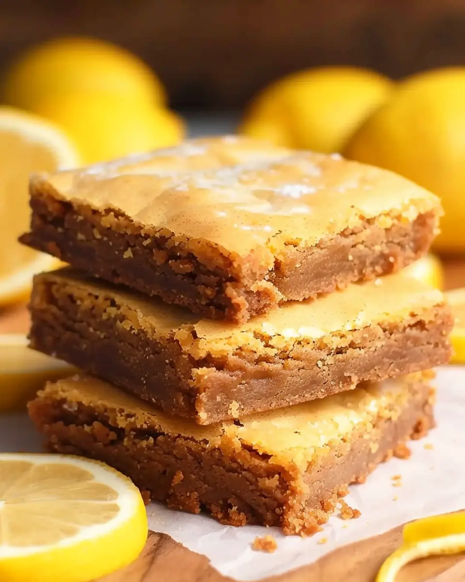 Lemon Brownies: Easy Recipe for Refreshing Sweet Indulgence