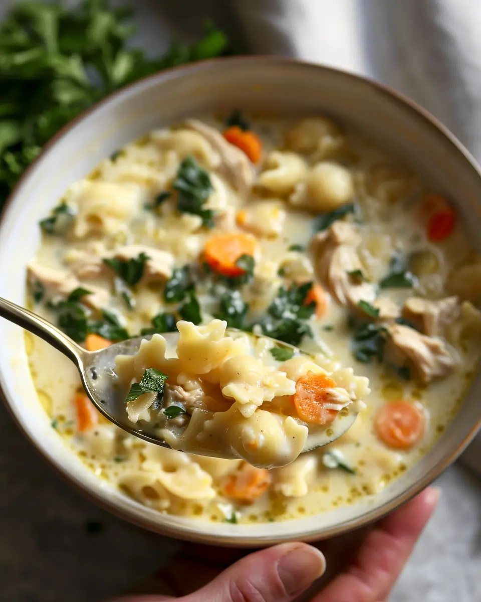 Creamy Chicken Pasta Soup: A Cozy Indulgence for Food Lovers