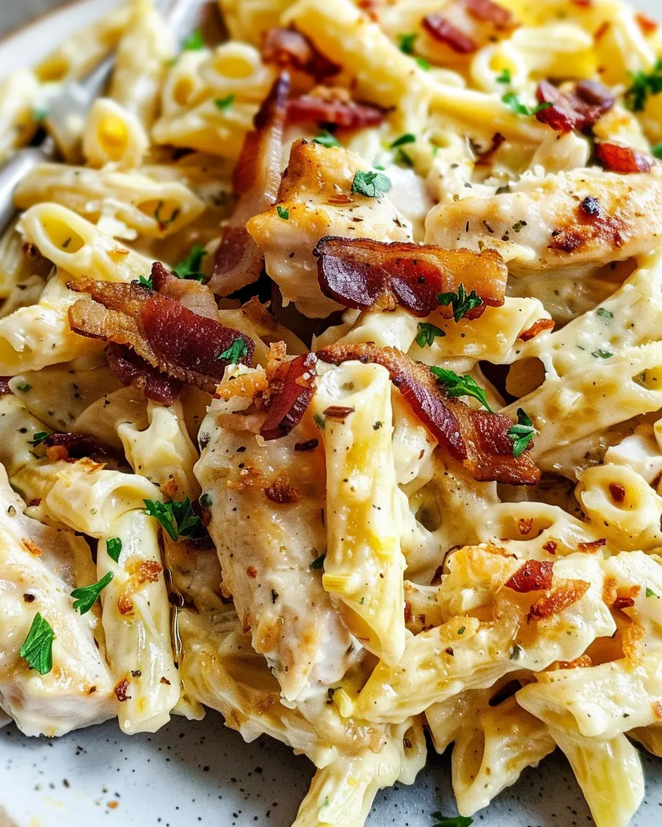 Chicken Bacon Ranch Pasta: Easy Recipe for a Comforting Dinner