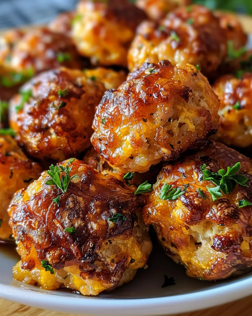 Sausage Balls: Easy Beef &amp; Turkey Bacon Appetizers Everyone Loves