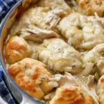 Easy Chicken and Dumplings with Biscuits
