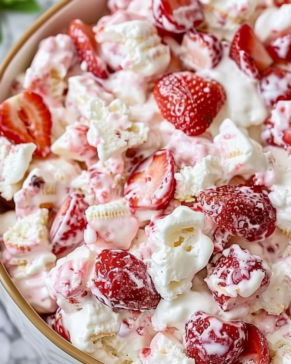 Strawberry Shortcake Fluff Salad: The Best Easy No-Bake Dessert