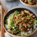 Healthy Ground Turkey Teriyaki Rice Bowl
