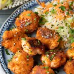 Crispy Bang Bang Salmon Bites