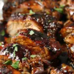 Crockpot Pork Tenderloin with Brown Sugar Balsamic Glaze