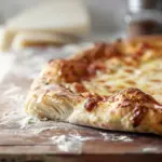 artisan pizza dough- crispy, chewy, bubbly crust