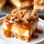 Caramel Apple Cheesecake Bars