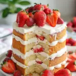 Strawberry Shortcake Cake