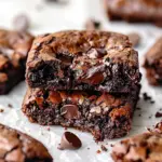 The BEST Fudgy Chewy Brookies
