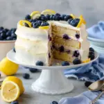 Lemon Blueberry Layer Cake