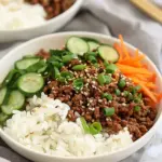 Delicious Korean Ground Beef Bowl