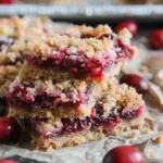 Cranberry Crumb Bars