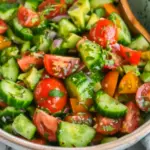 Cucumber Tomato Avocado Salad