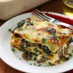 Creamy Spinach and Mushroom Lasagna